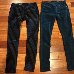 AG velvet ‘the Legging’ size 26 - 2 pairs